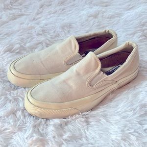 Converse Slip Ons Chuck Taylor Deck Star 67 Natural/ White..